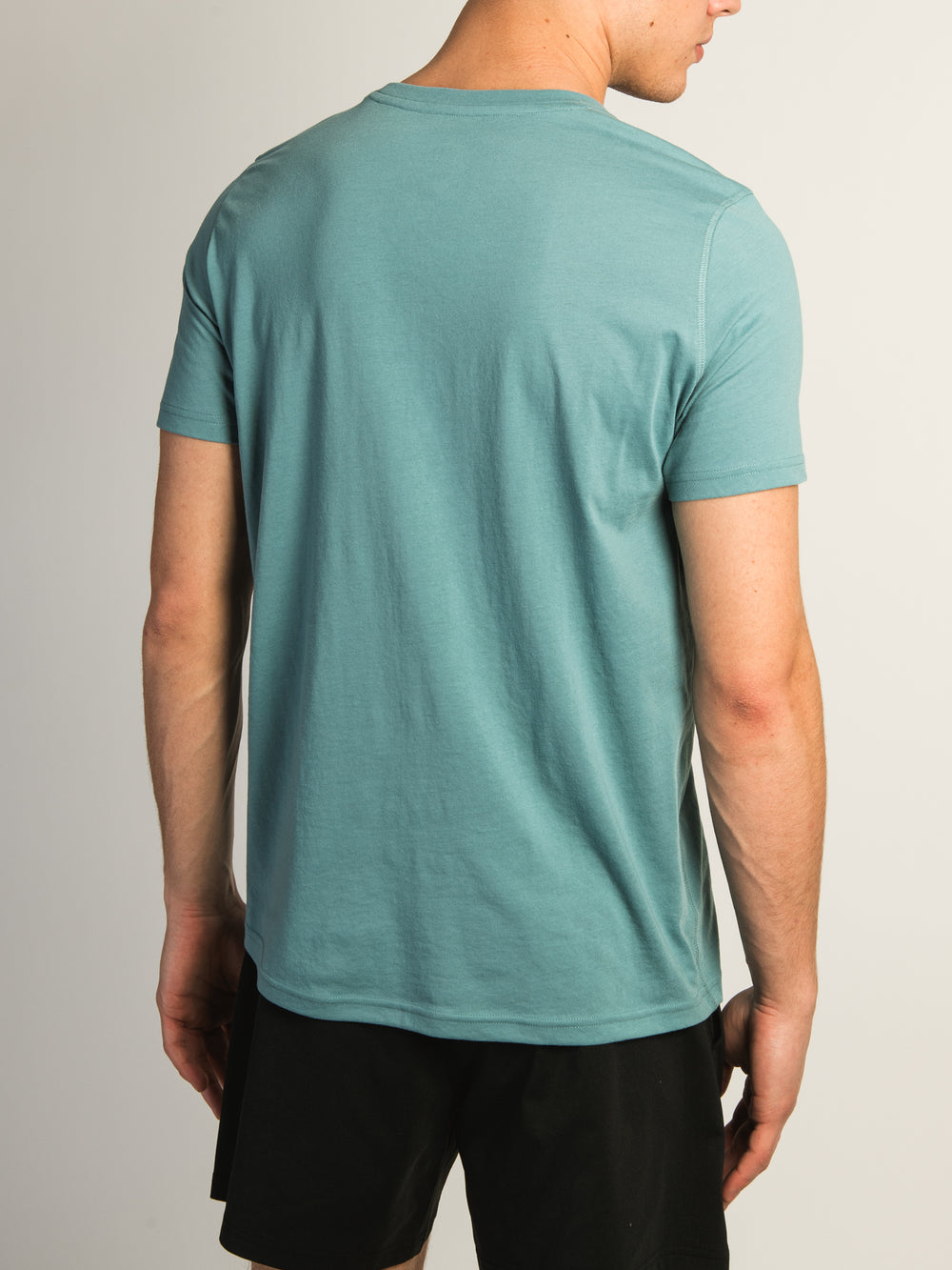 VICTOR CREWNECK TEE - TEAL