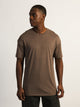 LONG FIT TEE- VINTAGE BROWN