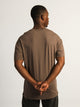 BOATHOUSE ESSENTIALS LONG FIT TEE- VINTAGE BROWN - Boathouse