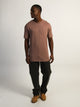 BOATHOUSE ESSENTIALS LONG FIT TEE - BURGUNDY - Boathouse