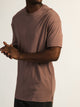 BOATHOUSE ESSENTIALS LONG FIT TEE - BURGUNDY - Boathouse