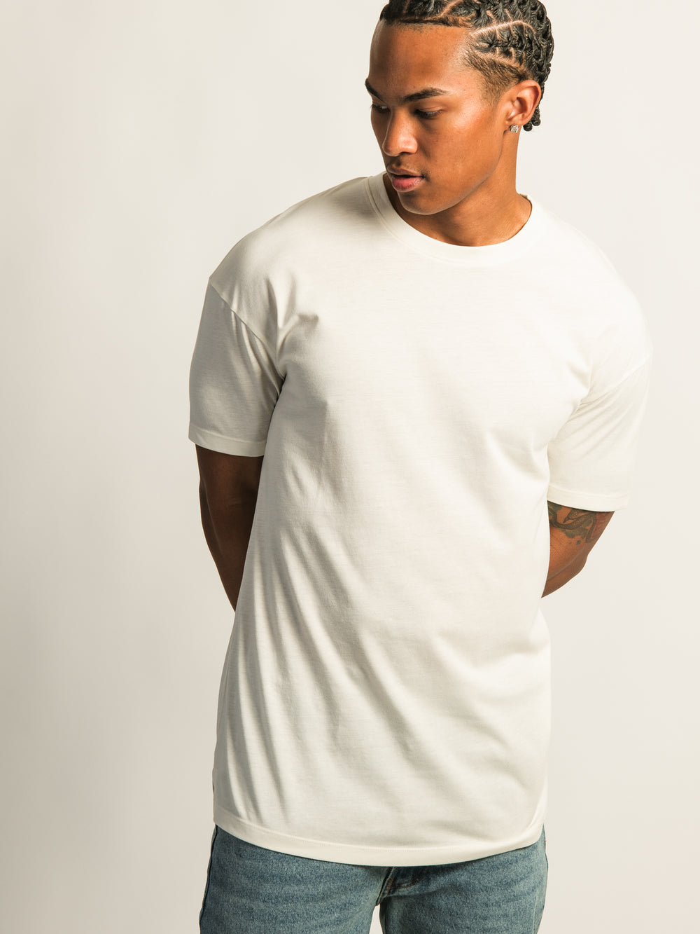T-SHIRT LONG - CRÈME