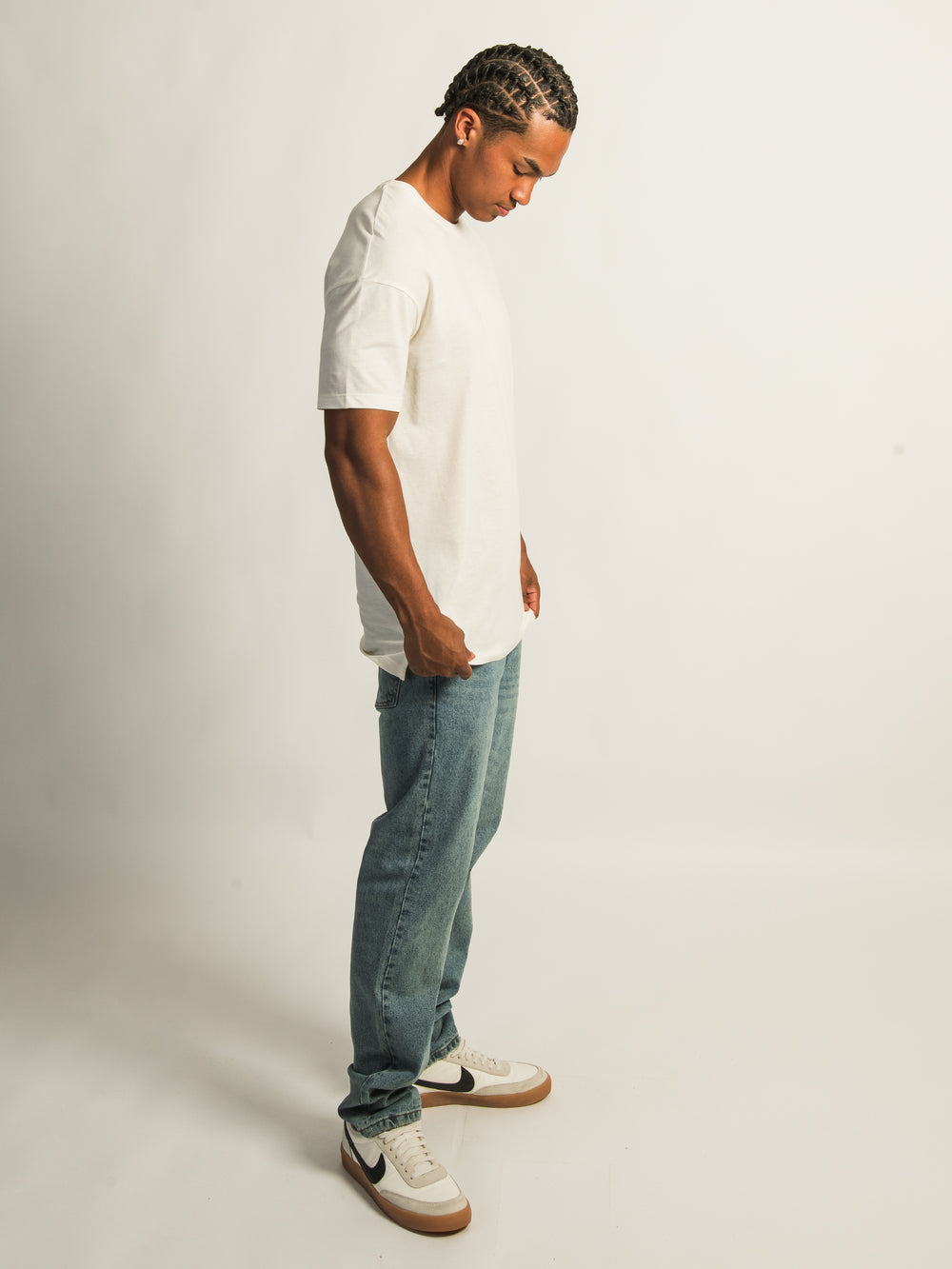 T-SHIRT LONG - CRÈME