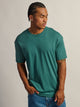 BOATHOUSE ESSENTIALS LONG FIT TEE - DARK GRN - Boathouse