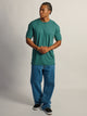 BOATHOUSE ESSENTIALS LONG FIT TEE - DARK GRN - Boathouse