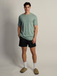 BOATHOUSE ESSENTIALS LONG FIT TEE- GREEN - Boathouse