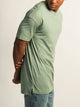 BOATHOUSE ESSENTIALS LONG FIT TEE- GREEN - Boathouse