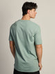 BOATHOUSE ESSENTIALS LONG FIT TEE- GREEN - Boathouse