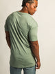 BOATHOUSE ESSENTIALS LONG FIT TEE- GREEN - Boathouse