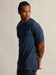 BOATHOUSE ESSENTIALS LONG FIT TEE - HEATHER NAVY - Boathouse