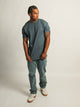 T-SHIRT LONG - BLEU MARINE