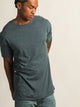 BOATHOUSE ESSENTIALS LONG FIT TEE- NAVY - Boathouse