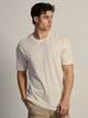 T-SHIRT LONG FIT – BLANC CASSÉ