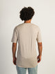 BOATHOUSE ESSENTIALS LONG FIT TEE - PEBBLE - Boathouse