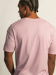 BOATHOUSE ESSENTIALS LONG FIT TEE- ROSE - Boathouse