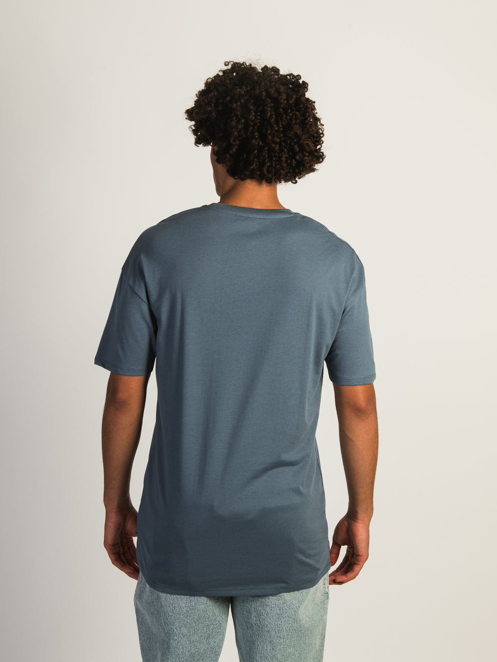 LONG FIT TEE - STEEL