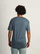 BOATHOUSE ESSENTIALS LONG FIT TEE - STEEL - Boathouse
