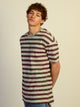 BOATHOUSE ESSENTIALS LONG FIT TEE - STRIPE - Boathouse
