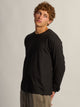 BOATHOUSE ESSENTIALS LONG SLEEVE TEE - BLACK - Boathouse