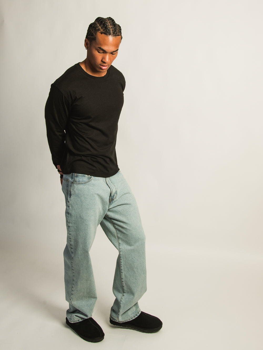 T-SHIRT LONGUES MANCHES - NOIR