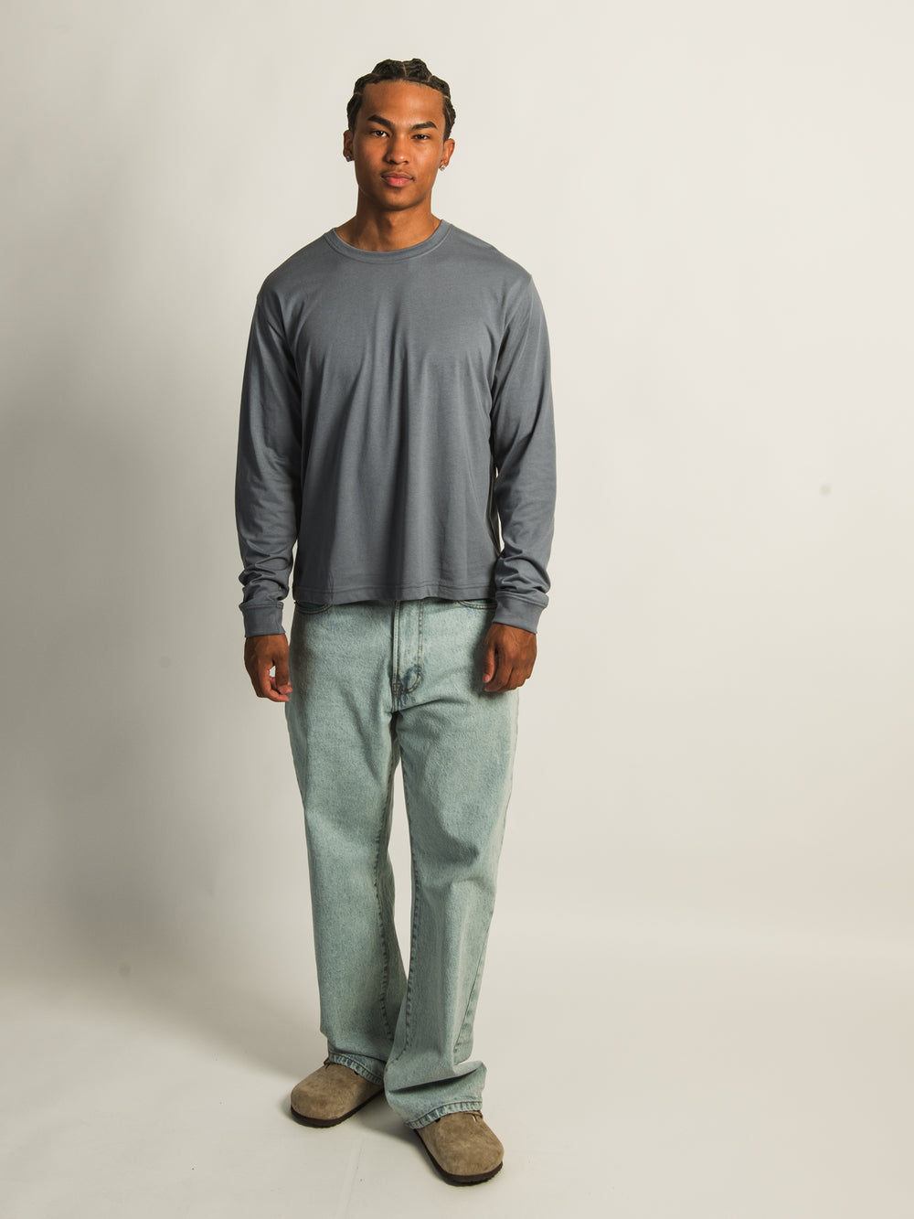 LONG SLEEVE TEE - BLUE
