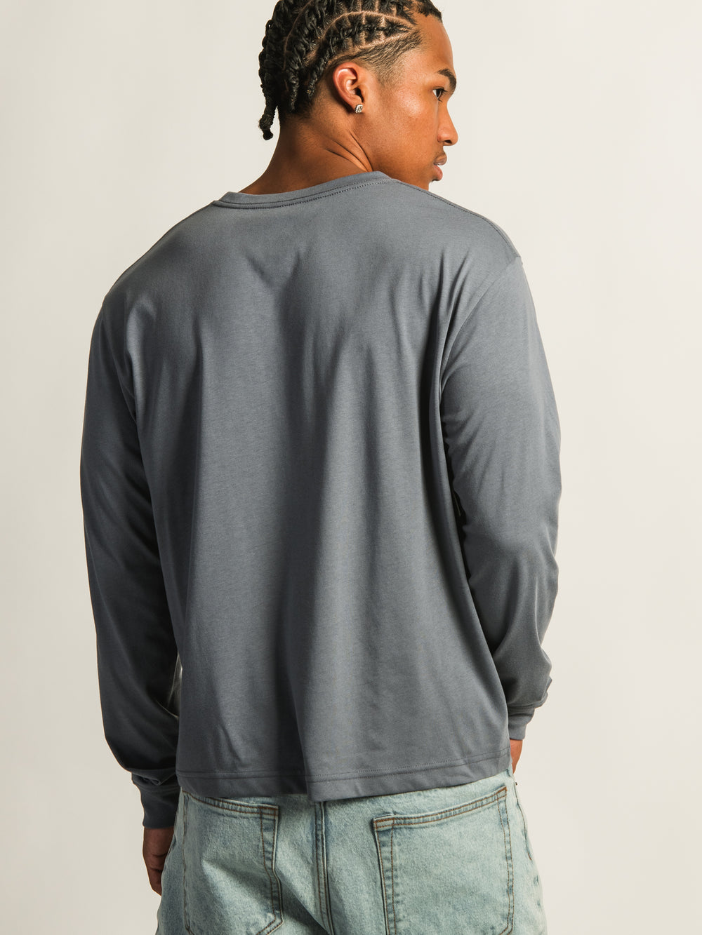 LONG SLEEVE TEE - BLUE