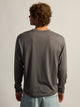 BOATHOUSE ESSENTIALS LONG SLEEVE TEE - CHARCOAL - Boathouse