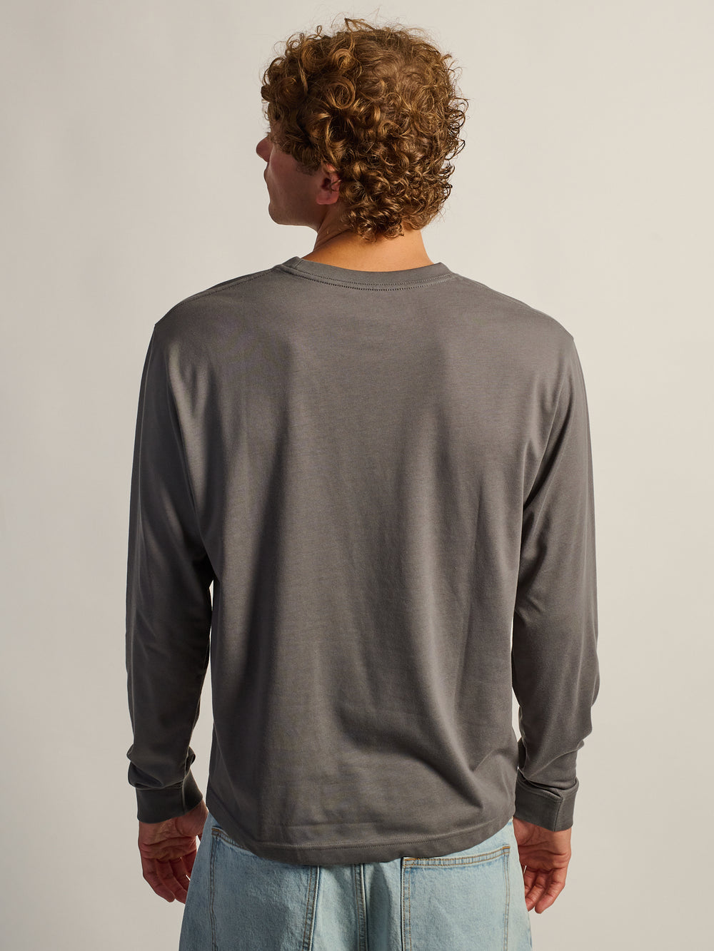 T-SHIRT À MANCHES LONGUES - CHARBON