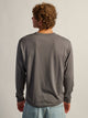 BOATHOUSE ESSENTIALS LONG SLEEVE TEE - CHARCOAL - Boathouse