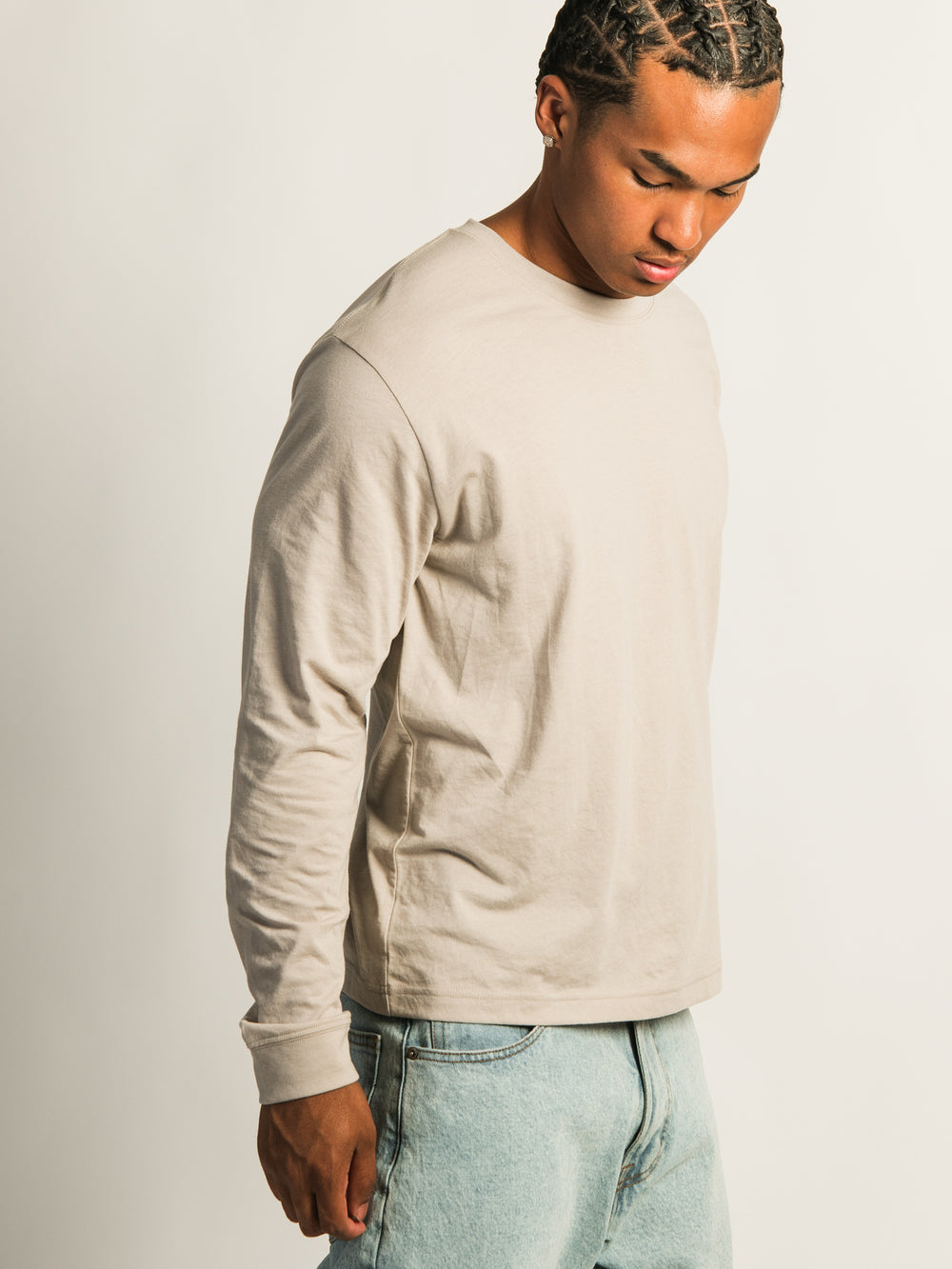 T-SHIRT LONGUES MANCHES - PEBBLE