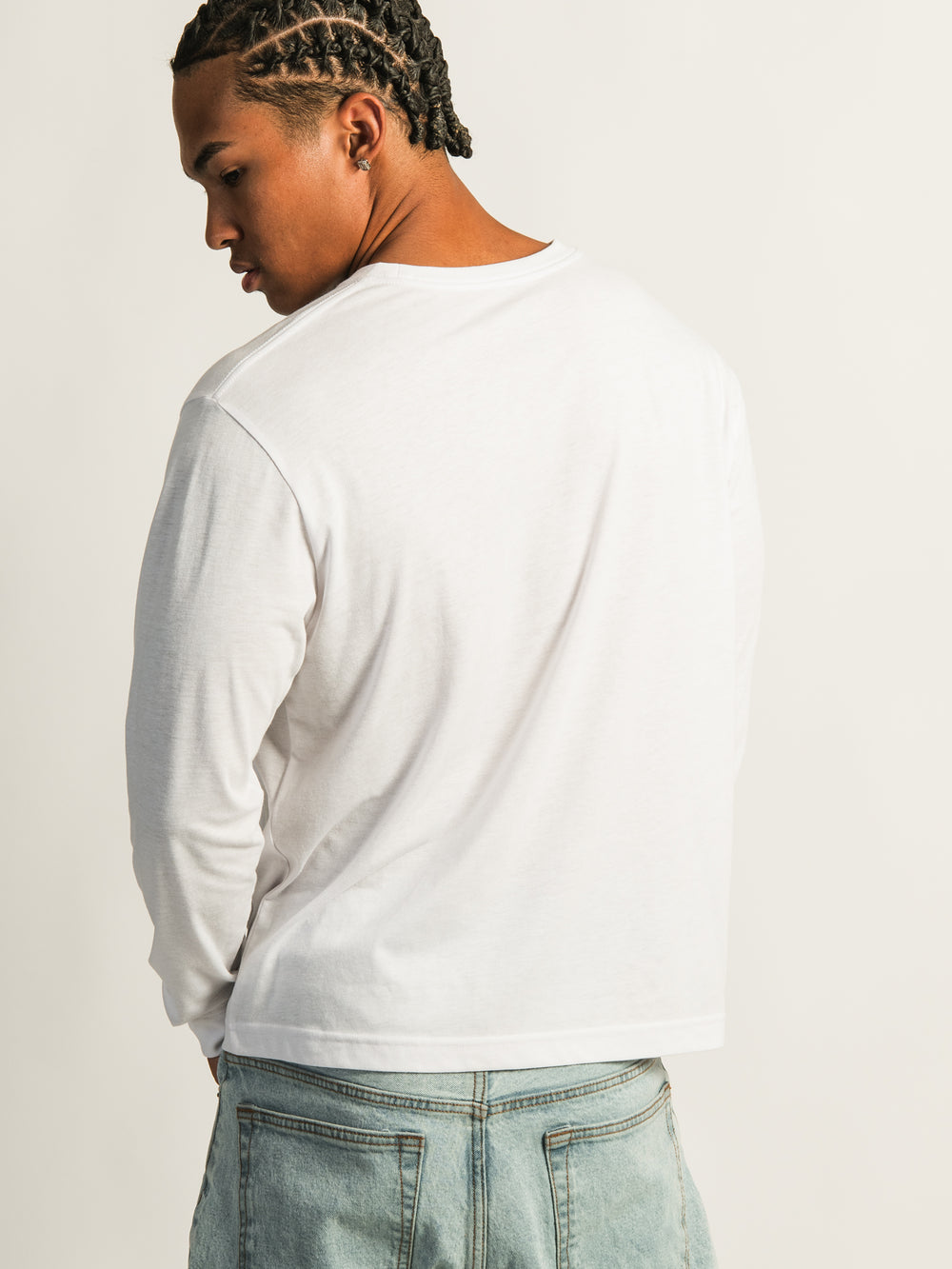 T-SHIRT LONGUES MANCHES -BLANC
