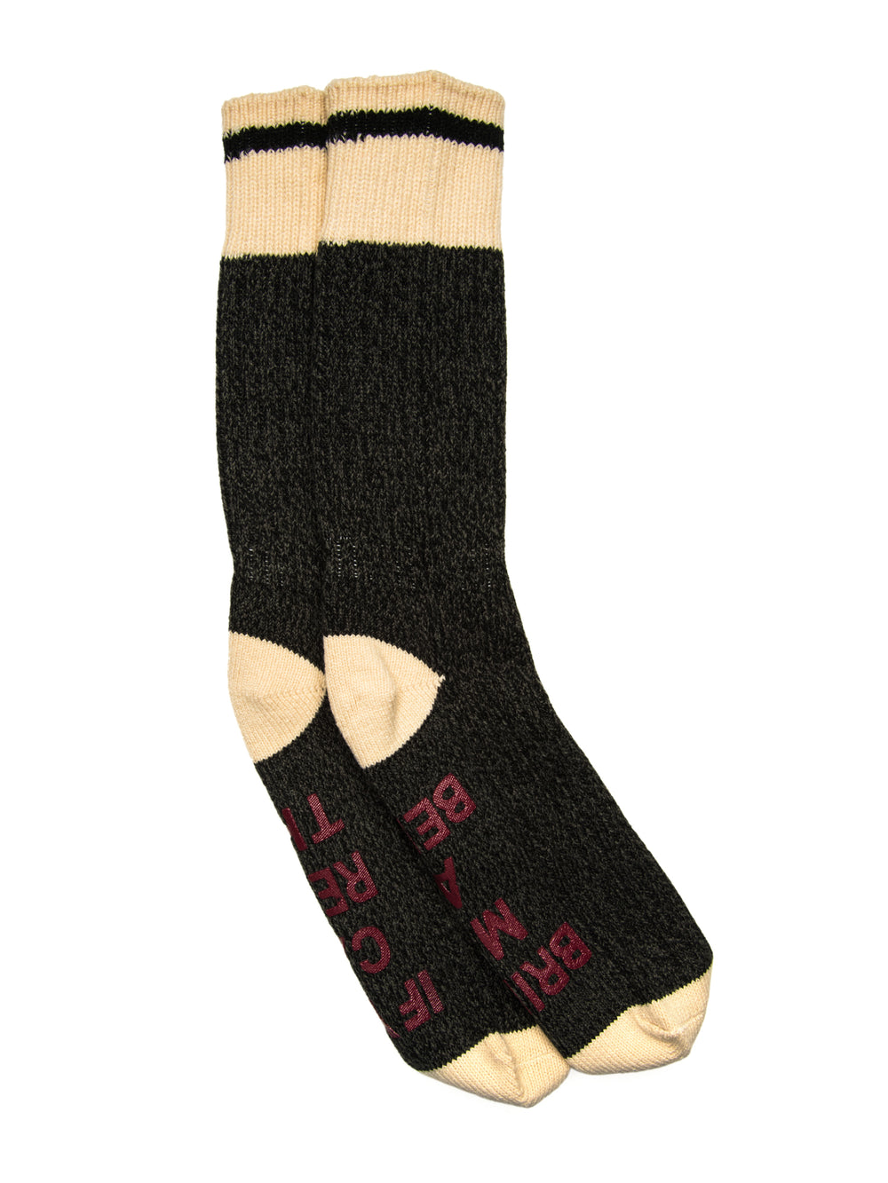CHAUSSETTES "BRING ME A BEER" - NOIRES