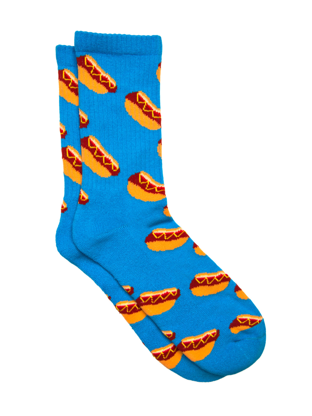CHAUSSETTES HOT DOG - BLEU