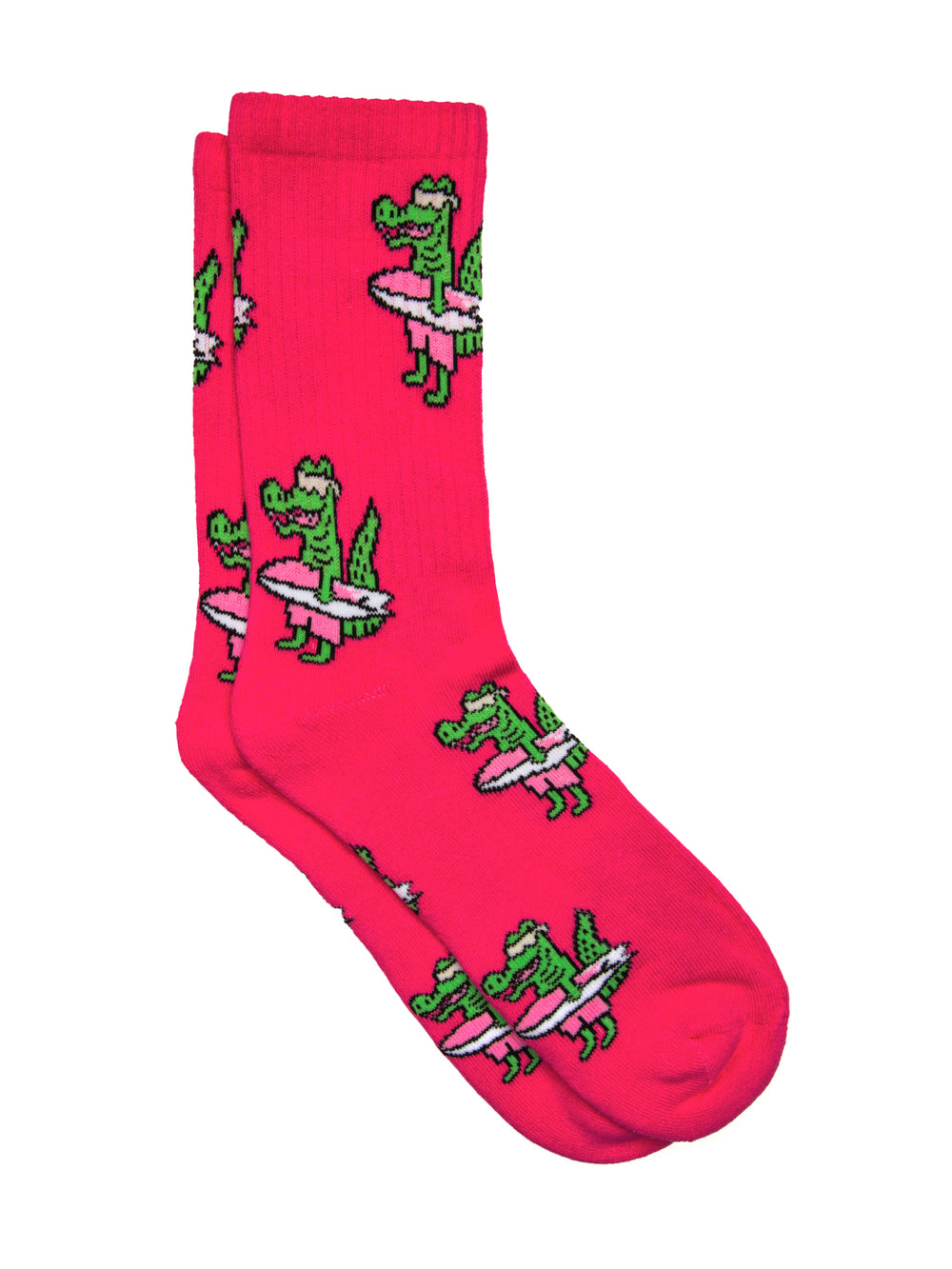 CHAUSSETTES DE SURF REQUIN - ROSE VIF
