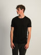 BOATHOUSE ESSENTIALS VICTOR CREWNECK TEE - BLACK - Boathouse