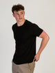 BOATHOUSE ESSENTIALS VICTOR CREWNECK TEE - BLACK - Boathouse