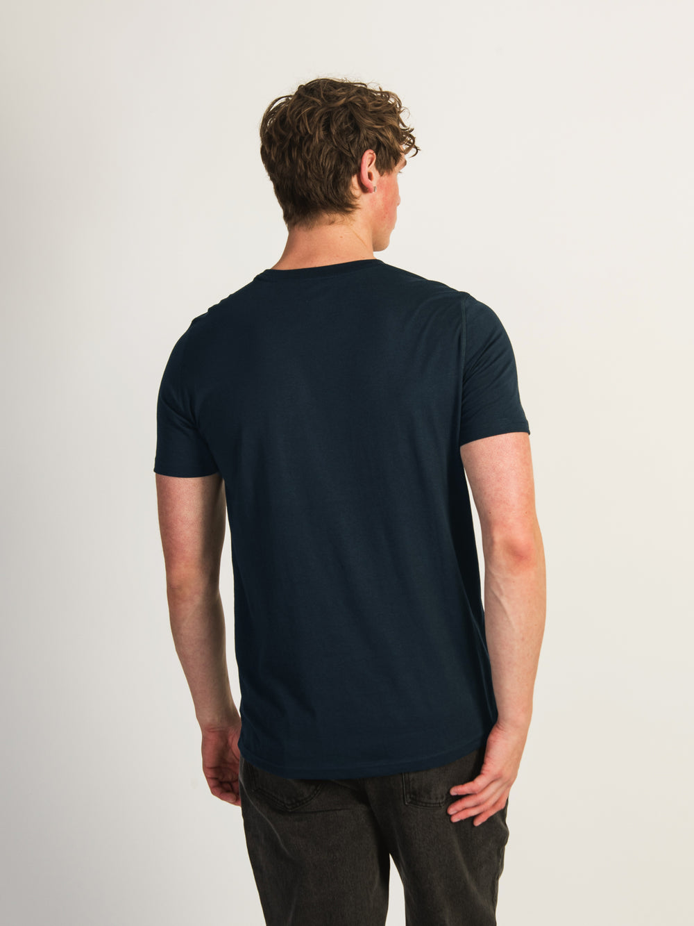 VICTOR CREWNECK TEE - NAVY