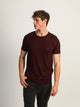 BOATHOUSE ESSENTIALS VICTOR CREWNECK TEE - PLUM - Boathouse
