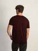BOATHOUSE ESSENTIALS VICTOR CREWNECK TEE - PLUM - Boathouse