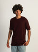 BOATHOUSE ESSENTIALS LONG FIT TEE - PLUM - Boathouse