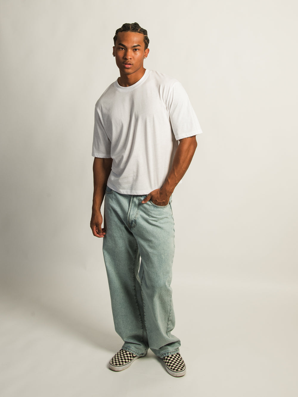 KOLBY SHORT CUT TEE - WHITE