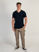 BOATHOUSE ESSENTIALS VICTOR V-NECK TEE - NAVY - Boathouse