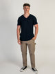 BOATHOUSE ESSENTIALS VICTOR V-NECK TEE - NAVY - Boathouse