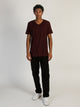 BOATHOUSE ESSENTIALS VICTOR V-NECK TEE - PORT - Boathouse