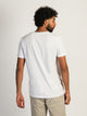 BOATHOUSE ESSENTIALS VICTOR V-NECK TEE - WHITE - Boathouse