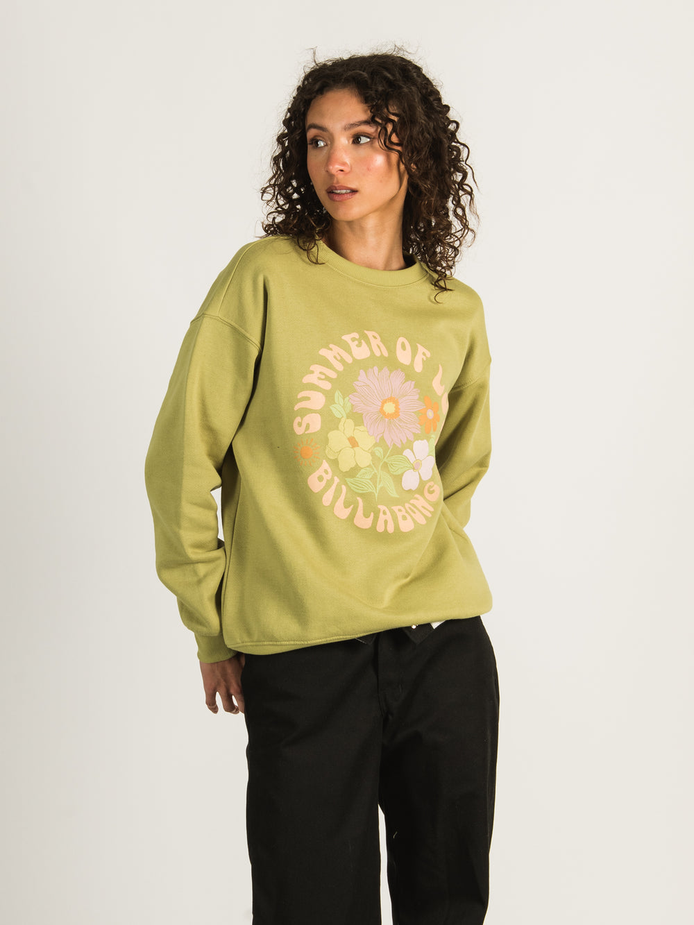 BILLABONG LOVERS FOREVER CREWNECK - CLEARANCE