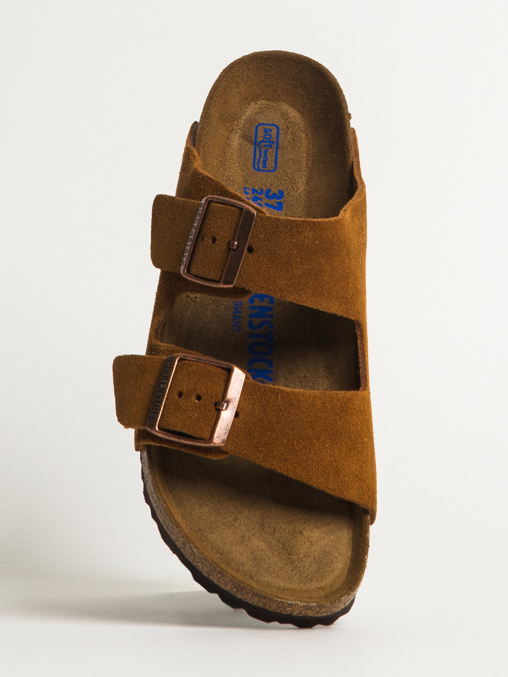 WOMENS BIRKENSTOCK ARIZONA SOFT NARROW SANDALS - MINK