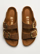 BIRKENSTOCK WOMENS BIRKENSTOCK ARIZONA BIG BUCKLE OILED LEATHER SANDALS - MEDIUM/NARROW - COGNAC - Boathouse