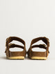 BIRKENSTOCK WOMENS BIRKENSTOCK ARIZONA BIG BUCKLE OILED LEATHER SANDALS - MEDIUM/NARROW - COGNAC - Boathouse
