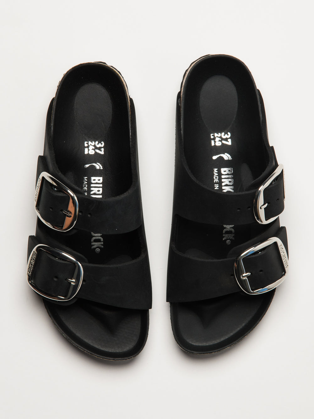 BIRKENSTOCK WOMENS ARIZONA BIG BUCKLE - BLACK - Boathouse